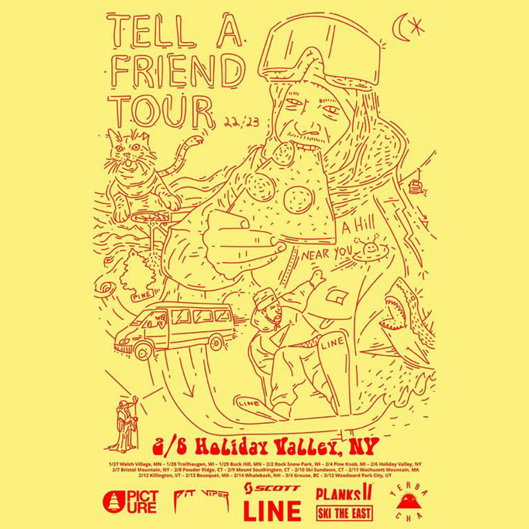 Tell A Friend Tour poster