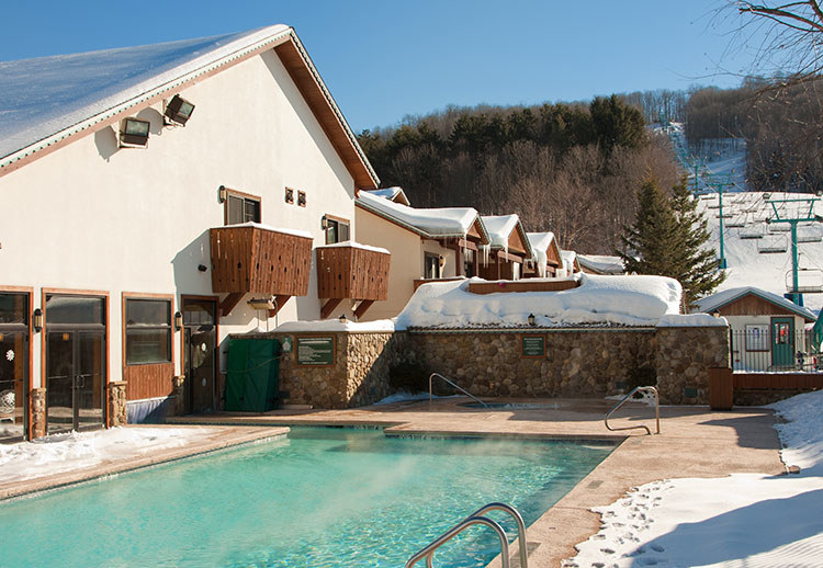 the Inn's outdoor heated year round pool