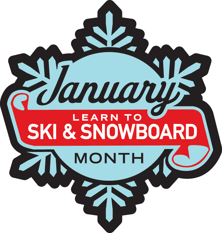 Learn to Ski and Snowboard Month logo